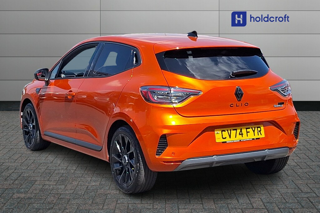 Renault Clio 1.6 E-tech Full Hybrid 145 Esprit Alpine CV74FYR Orange #2