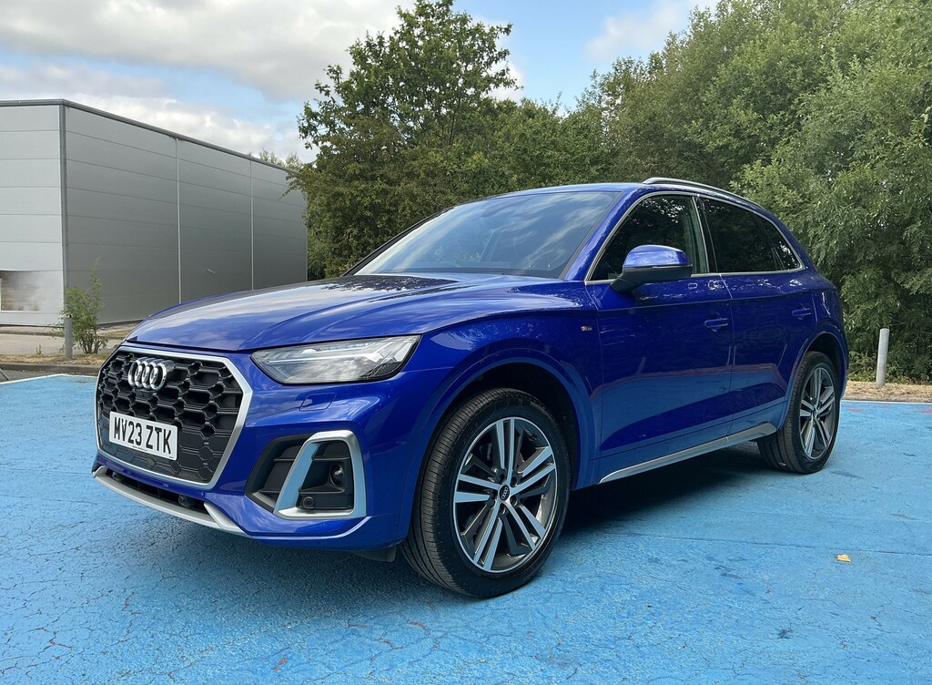 Audi Q5 40 Tdi Quattro S Line S Tronic MV23ZTK Blue #4