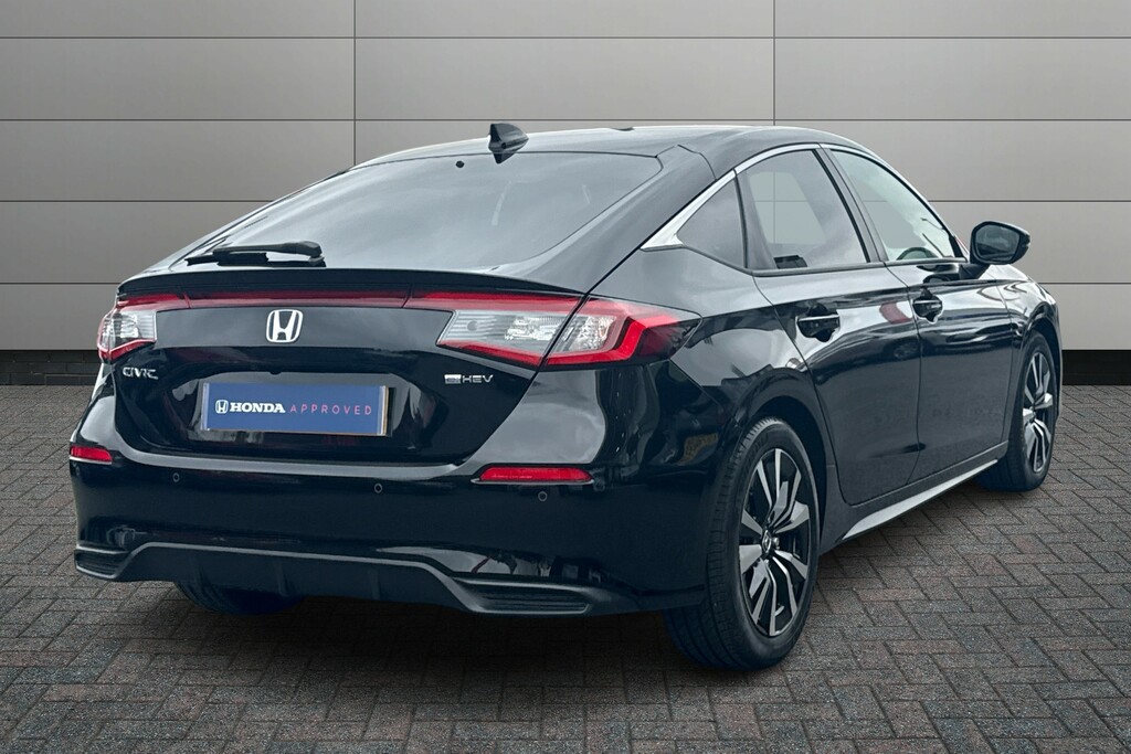 Honda Civic Civic 2.0 Ehev Elegance Cvt Black #12