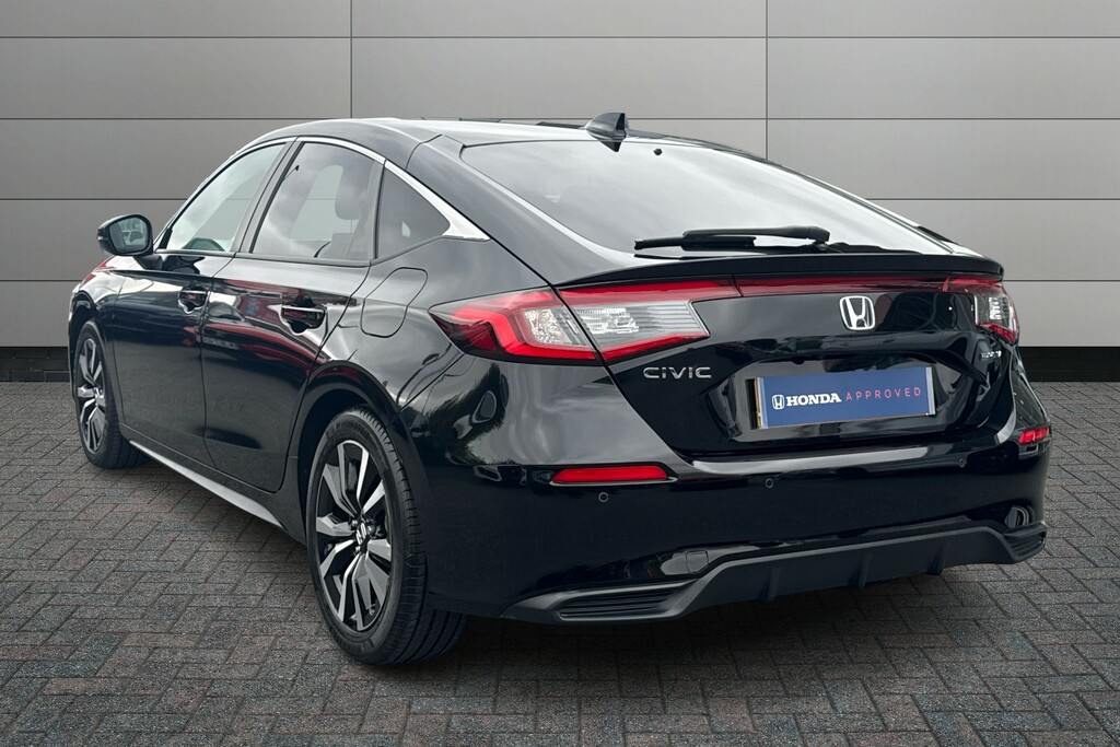 Honda Civic 2.0 Ehev Elegance Cvt Black #3
