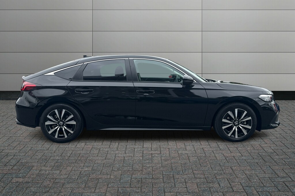 Honda Civic 2.0 Ehev Elegance Cvt Black #5