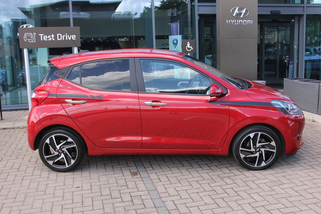 Hyundai I10 1.0 63 Premium Nav DU24EVX Red #6