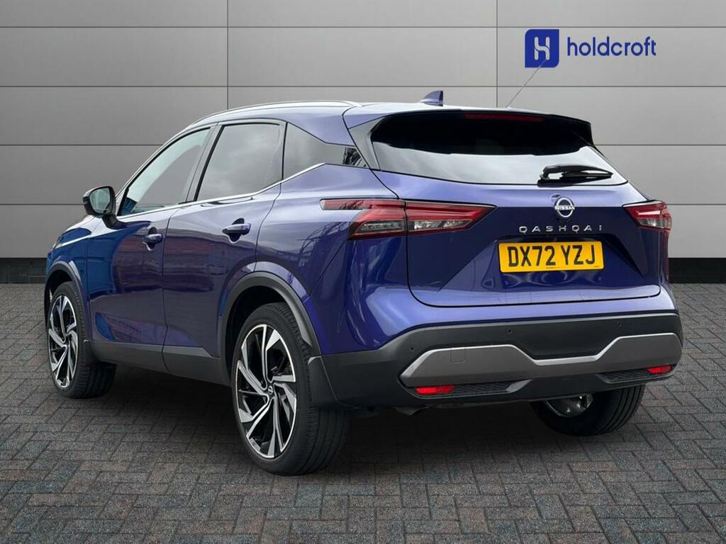 Nissan Qashqai 1.3 Dig-t Mh 158 Tekna Xtronic DX72YZJ Blue #3