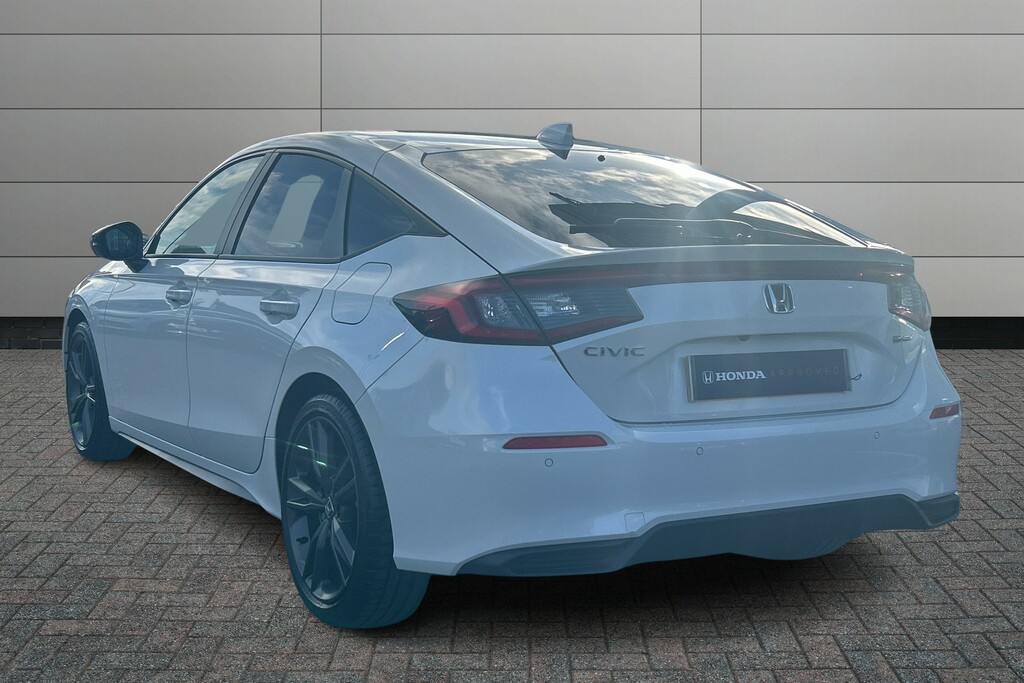 Honda Civic 2.0 Ehev Sport Cvt White #3