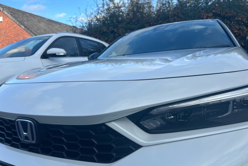 Honda Civic 2.0 Ehev Sport Cvt White #6