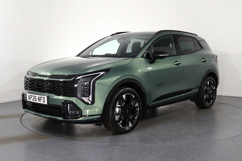 Kia Sportage 1.6T Hev Gt-line Demonstrator Reserve Today AP26NFD Green #3