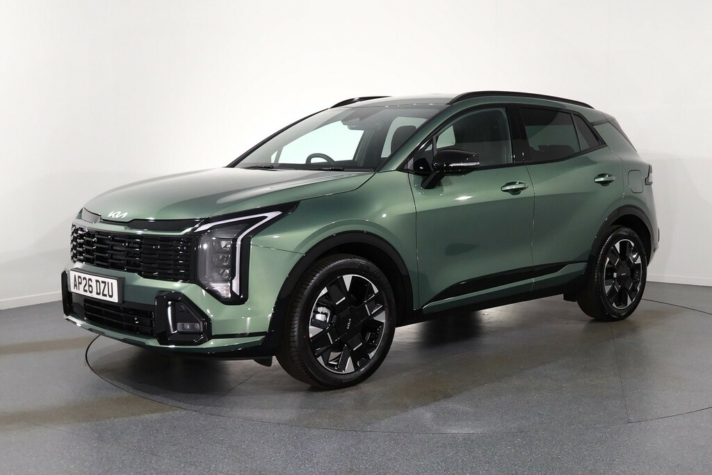 Kia Sportage 1.6T Hev Gt-line Demonstrator Reserve Today AP26DZU Green #3