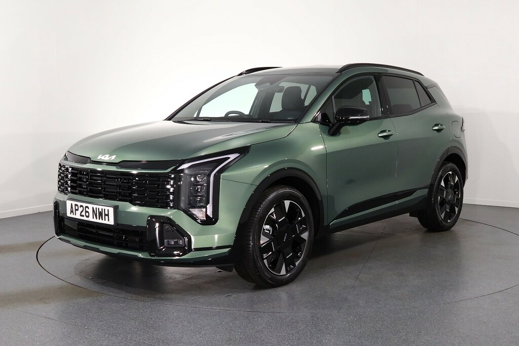 Kia Sportage 1.6T Hev Gt-line Demonstrator Reserve Today AP26NWH Green #3