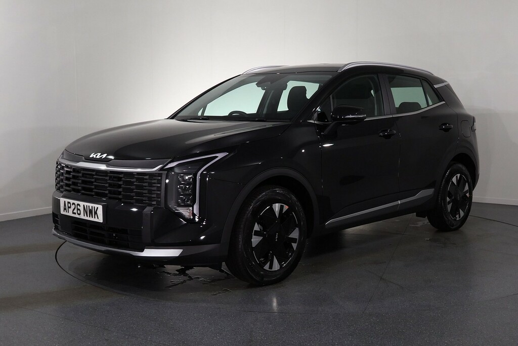 Kia Sportage 1.6T Hev Pure Demonstrator Reserve Today Fo AP26NWK Black #3