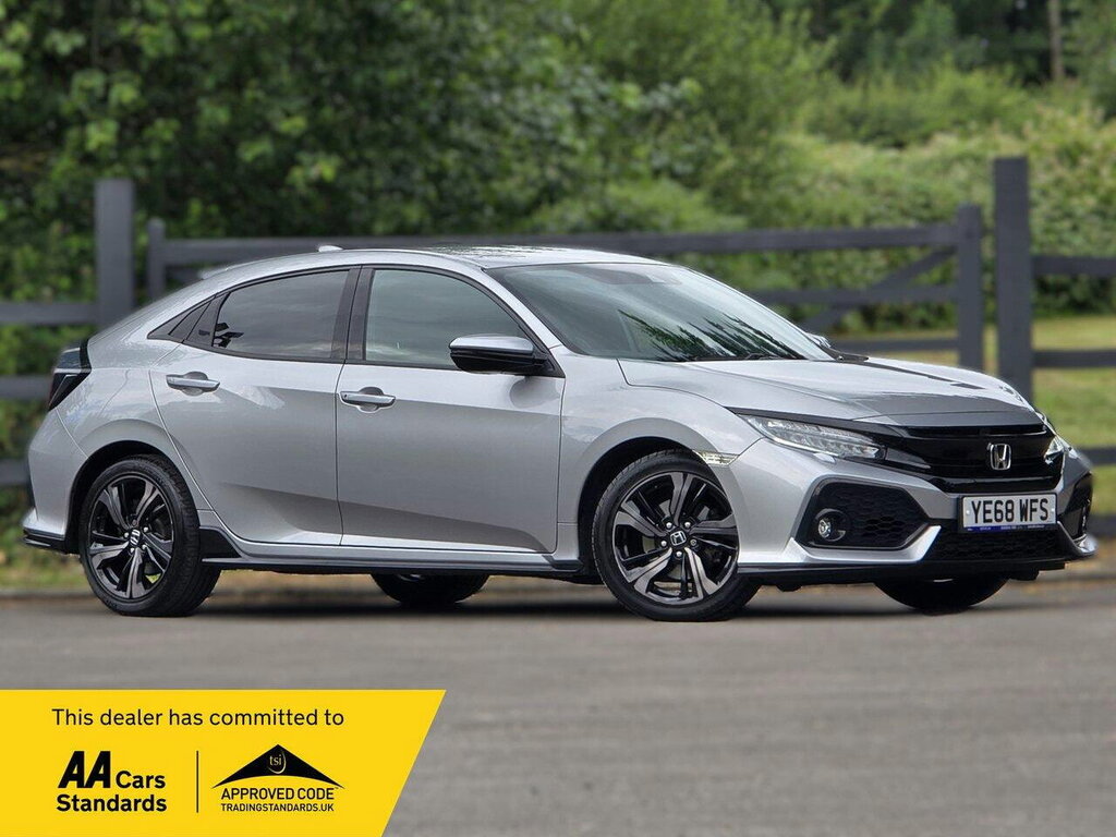Honda Civic 1.5 Vtec Turbo Gpf Sport Hatchback Manu Silver