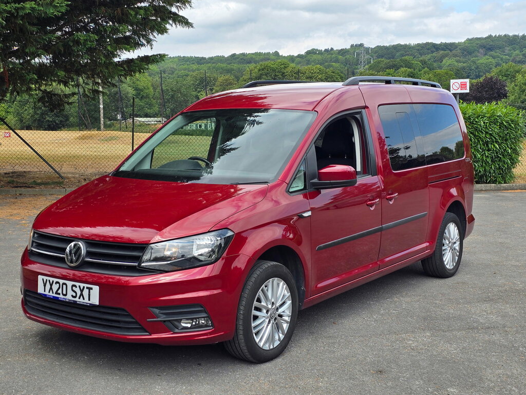 Volkswagen Caddy Maxi Life Tdi Dsg Red #13