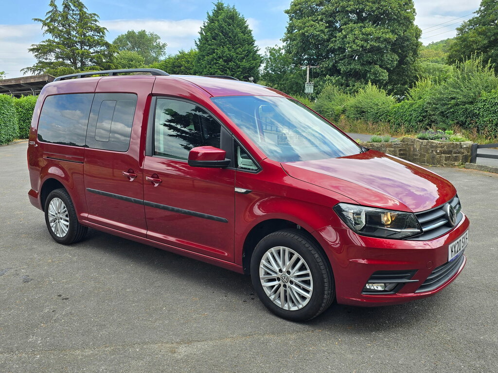 Volkswagen Caddy Maxi Life Tdi Dsg Red #14