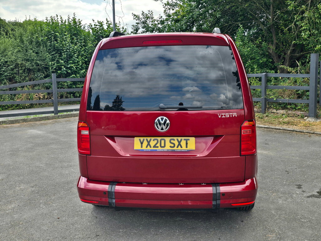 Volkswagen Caddy Maxi Life Tdi Dsg Red #16