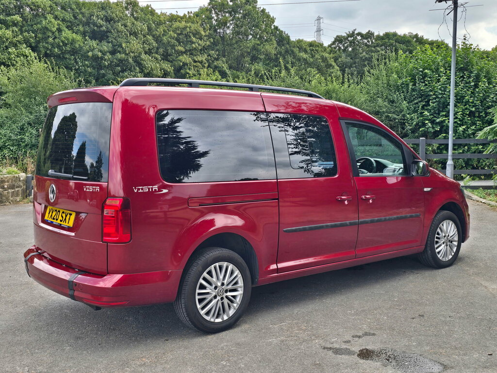 Volkswagen Caddy Maxi Life Tdi Dsg Red #15