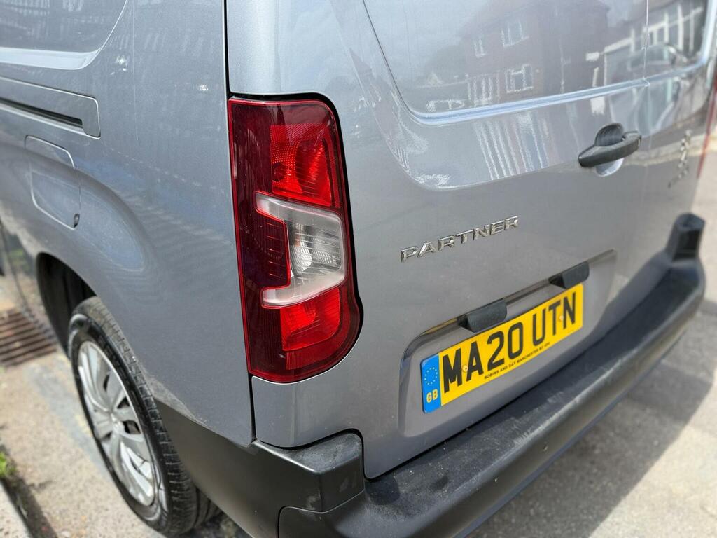 Peugeot Partner 1.6 Bluehdi 650 S Standard Panel Van Swb Euro 6 White #12