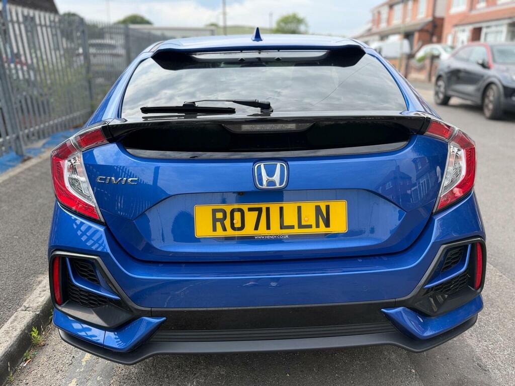 Honda Civic 1.0 Vtec Turbo Sr Cvt Euro 6 Ss Blue #6
