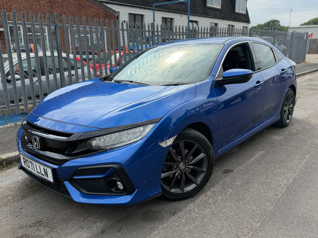 Honda Civic 1.0 Vtec Turbo Sr Cvt Euro 6 Ss Blue #2