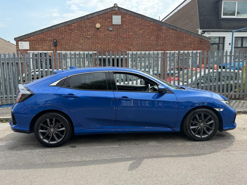 Honda Civic 1.0 Vtec Turbo Sr Cvt Euro 6 Ss Blue #3