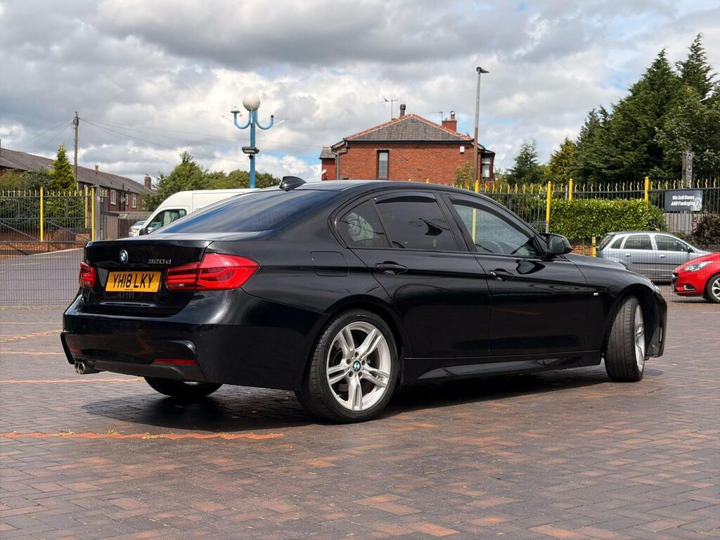 BMW 3 Series Saloon 2.0 320D M Sport Euro 6 Ss 201 YH18LKY Black #6
