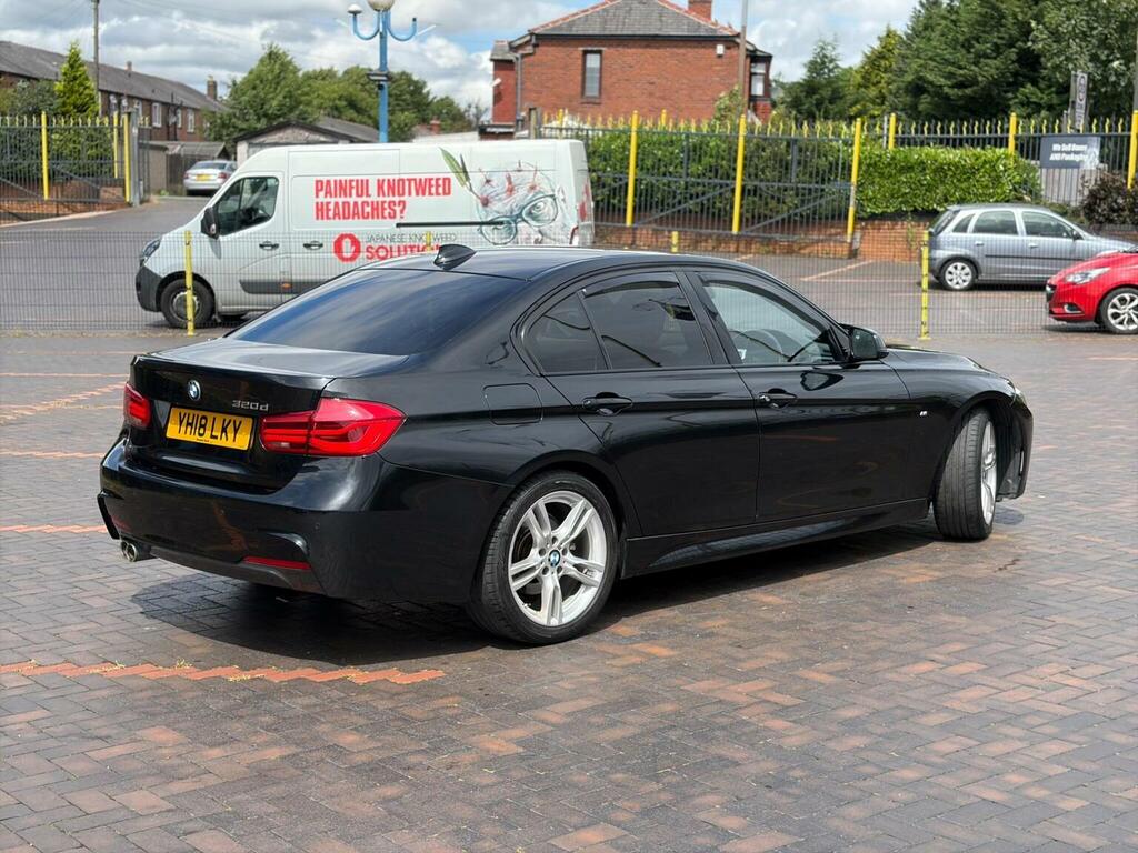 BMW 3 Series Saloon 2.0 320D M Sport Euro 6 Ss 201 YH18LKY Black #3
