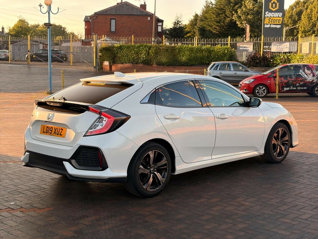 Honda Civic Hatchback 1.6 I-dtec Ex Euro 6 Ss 201 White #5