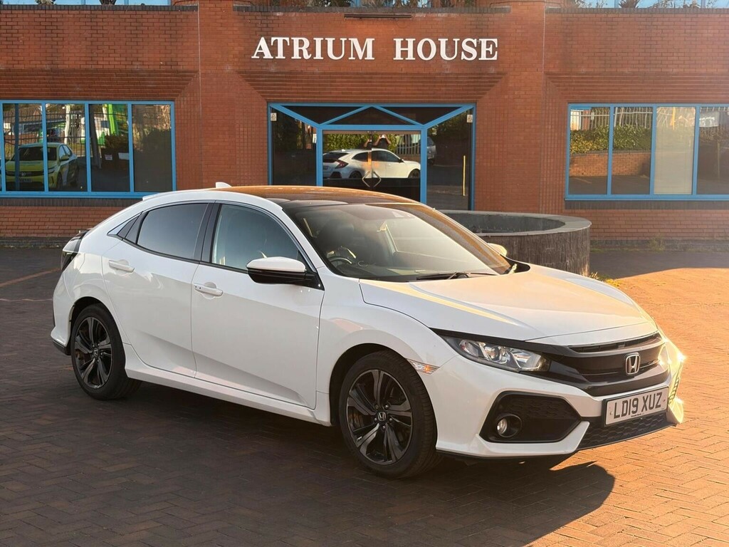 Honda Civic Hatchback 1.6 I-dtec Ex Euro 6 Ss 201 White #2