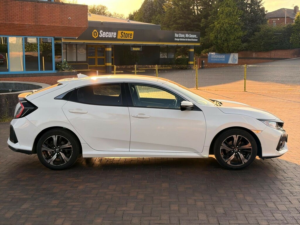 Honda Civic Hatchback 1.6 I-dtec Ex Euro 6 Ss 201 White #3