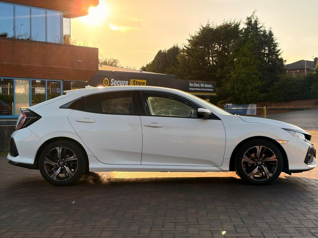Honda Civic Hatchback 1.6 I-dtec Ex Euro 6 Ss 201 White #6