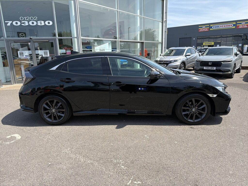 Honda Civic 1.0 Vtec Turbo Sr Hatchback Cvt Euro 6 Black #5