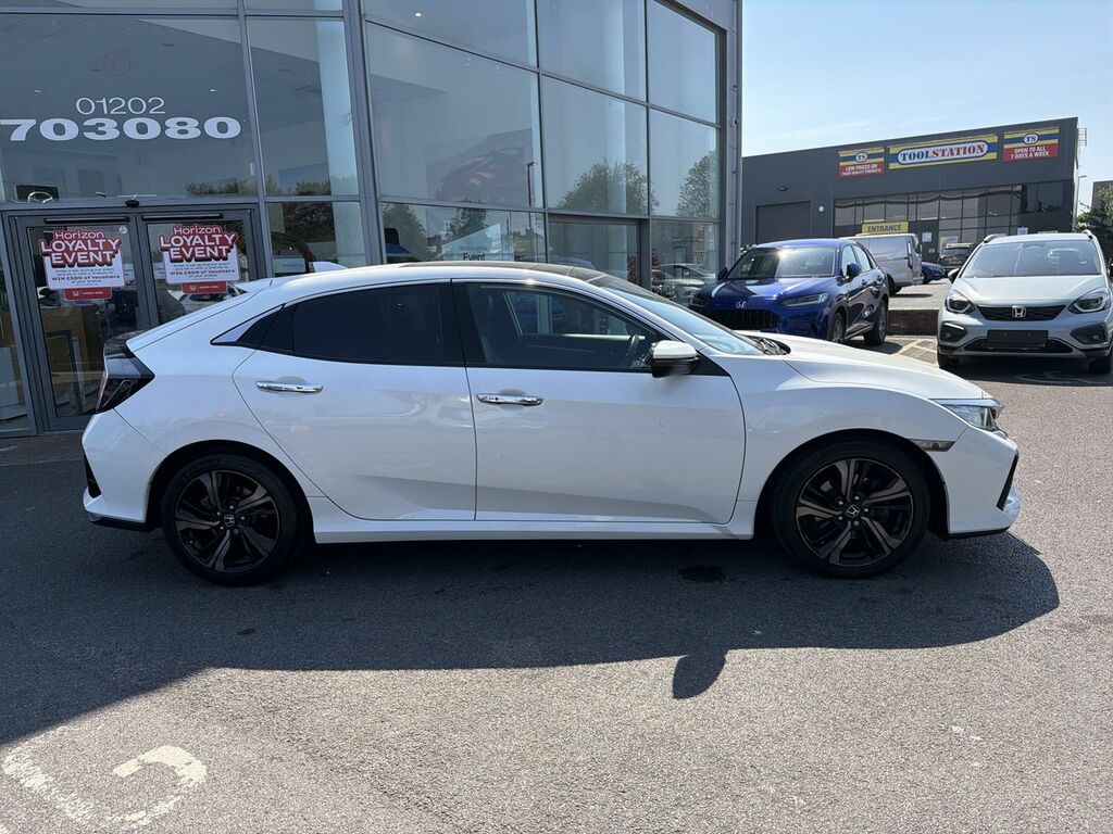 Honda Civic 1.5 Vtec Turbo Gpf Prestige Hatchback C White #5