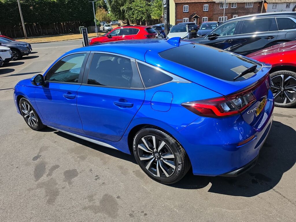 Honda Civic 2.0 H I-mmd Elegance Hatchback Hybrid E Blue #5