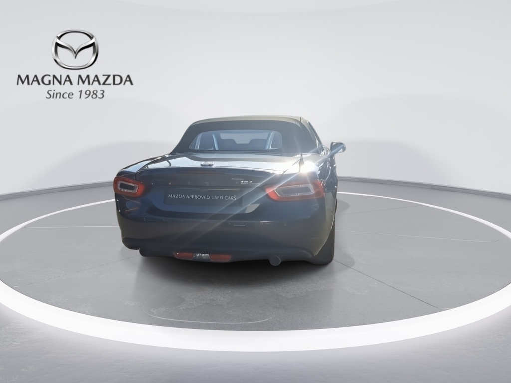 Fiat 124 Spider White #8