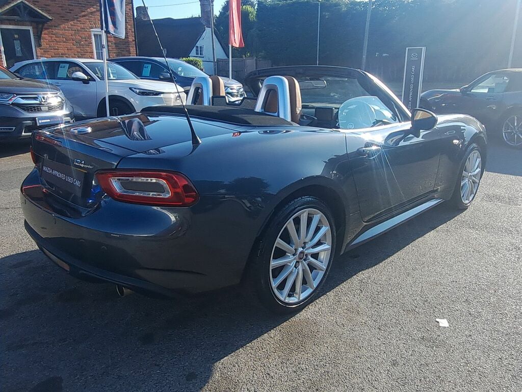 Fiat 124 Spider White #23