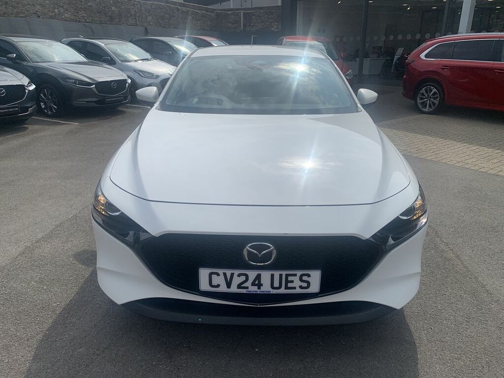 Mazda 3 2.0 E-skyactiv-g Mhev Prime-line Hatchback Pet White #5
