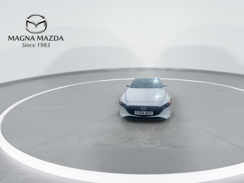 Mazda 3 2.0 E-skyactiv-g Mhev Prime-line Hatchback Pet White #2