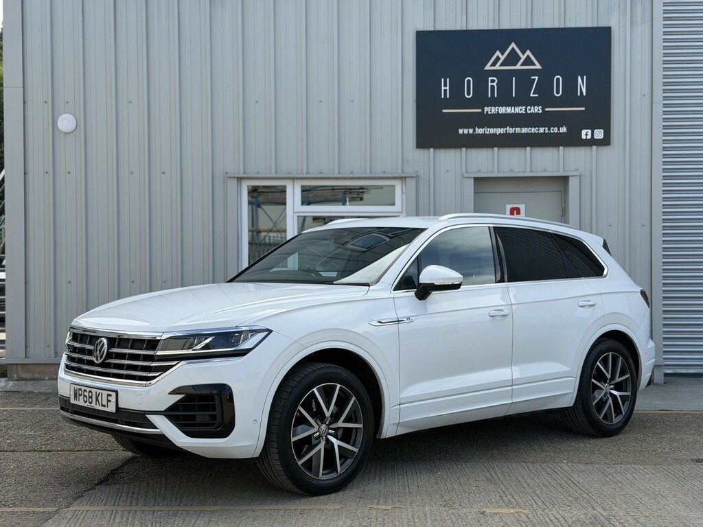 Volkswagen Touareg 3.0 Tdi V6 R-line White #4
