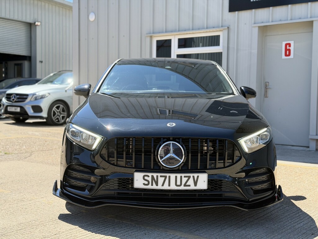 Mercedes-Benz A Class Hatchback 1.3 A250e 15.6Kwh Amg Line Edition Premi SN71UZV Black #2