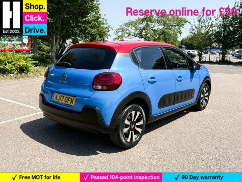 Citroen C3 1.6 Bluehdi Flair AJ17OFM Blue #3