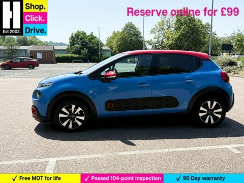 Citroen C3 1.6 Bluehdi Flair AJ17OFM Blue #6
