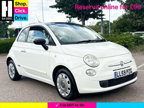 Fiat 500 1.2 Pop Hatchback White
