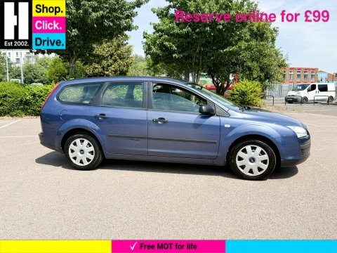 Ford Focus 1.6 LX Estate GJ06PYF Blue #4