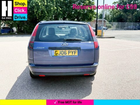Ford Focus 1.6 LX Estate GJ06PYF Blue #6