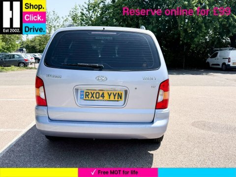 Hyundai Trajet 2.0 Gsi Mpv Silver #4