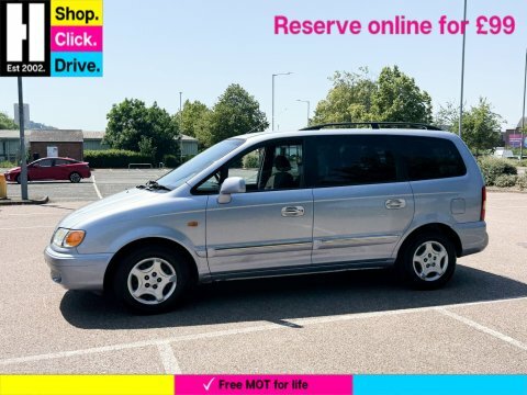Hyundai Trajet 2.0 Gsi Mpv Silver #6