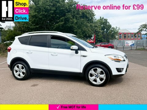 Ford Kuga 2.0 Tdci Titanium EX61WVV White #2