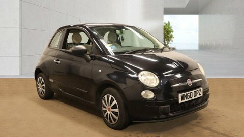 Fiat 500 Hatchback Black #1