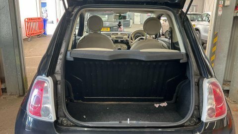 Fiat 500 Hatchback Black #9