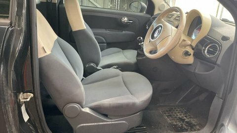 Fiat 500 Hatchback Black #11