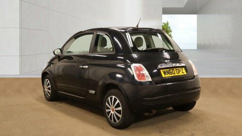 Fiat 500 Hatchback Black #3