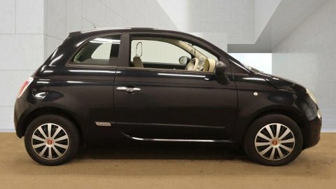 Fiat 500 Hatchback Black #5